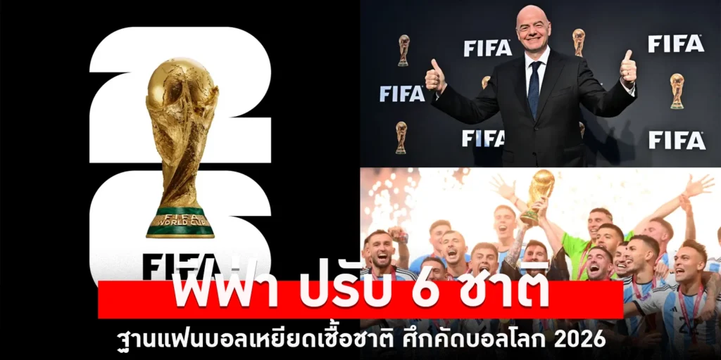 ฟีฟ่า สั่งปรับ 6 ชาติ - sanook